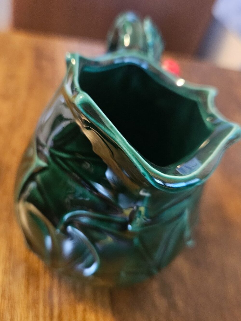 Vintage Lefton Christmas Holly Berry Creamer